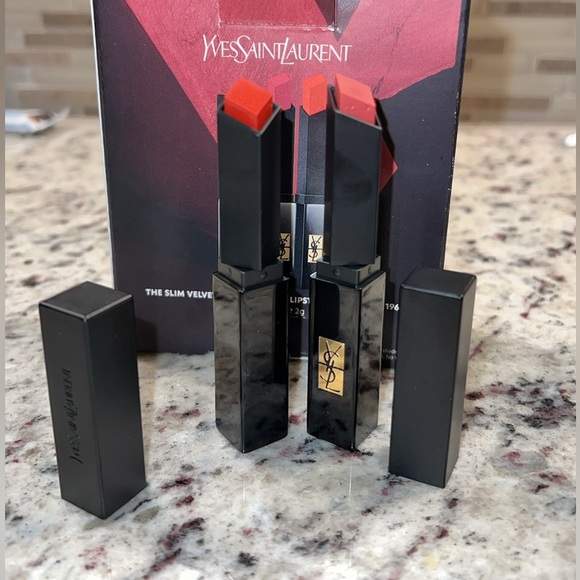 NiB YSL full size THE SLIM VELVET RADICAL MATT LIPS 302 N°.1966 limited new box - Picture 6 of 7